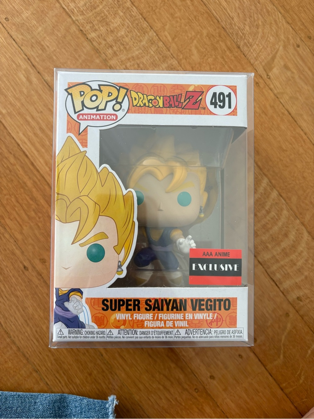 Funko Pop! Dragon Ball Z Super Saiyan Vegito - Yellow & Blue- AAA Exclusive